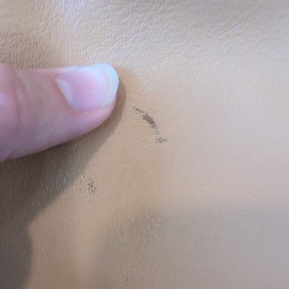 Vintage Lord & Taylor Camel Brown Leather Blazer Jacket Size 16 - Beautiful! - Picture 7 of 10